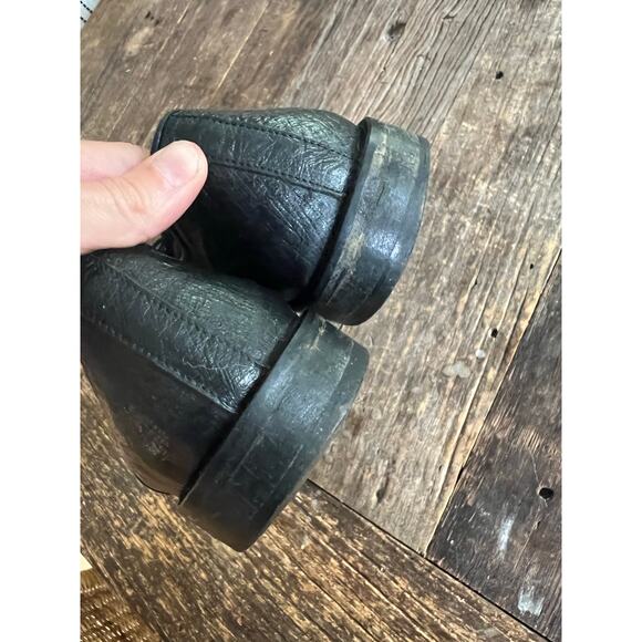 Zelli Made in Italy Ostrich Quill Oxford Casual Dress Shoes Size 8.5 M JL - Picture 7 of 10